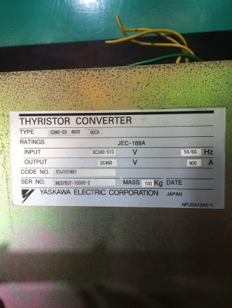 Yaskawa / VS-590 Thyristor converter CDMR-D9  460V 900A リスト2