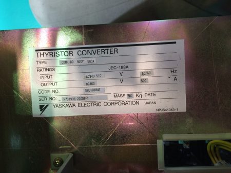 Yaskawa / VS-590 Thyristor converter CDMR-D9  460V 500A リスト3