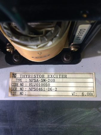 Yaskawa / Thyristor Exciter NPSA-SM-20B リスト3