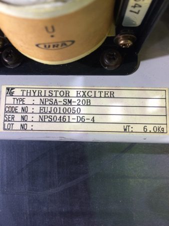 Yaskawa / Thyristor Exciter NPSA-SM-20B リスト4