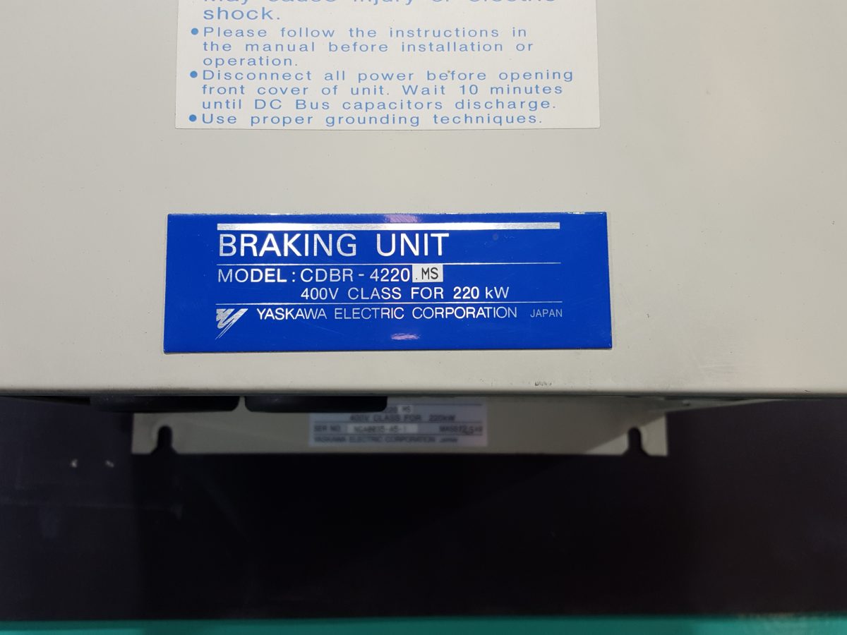 Yaskawa / DB unit CDBR-4220 400V Class for 220kW 画像3