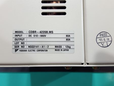 Yaskawa / DB unit CDBR-4220B 400V Class for 220kW リスト3