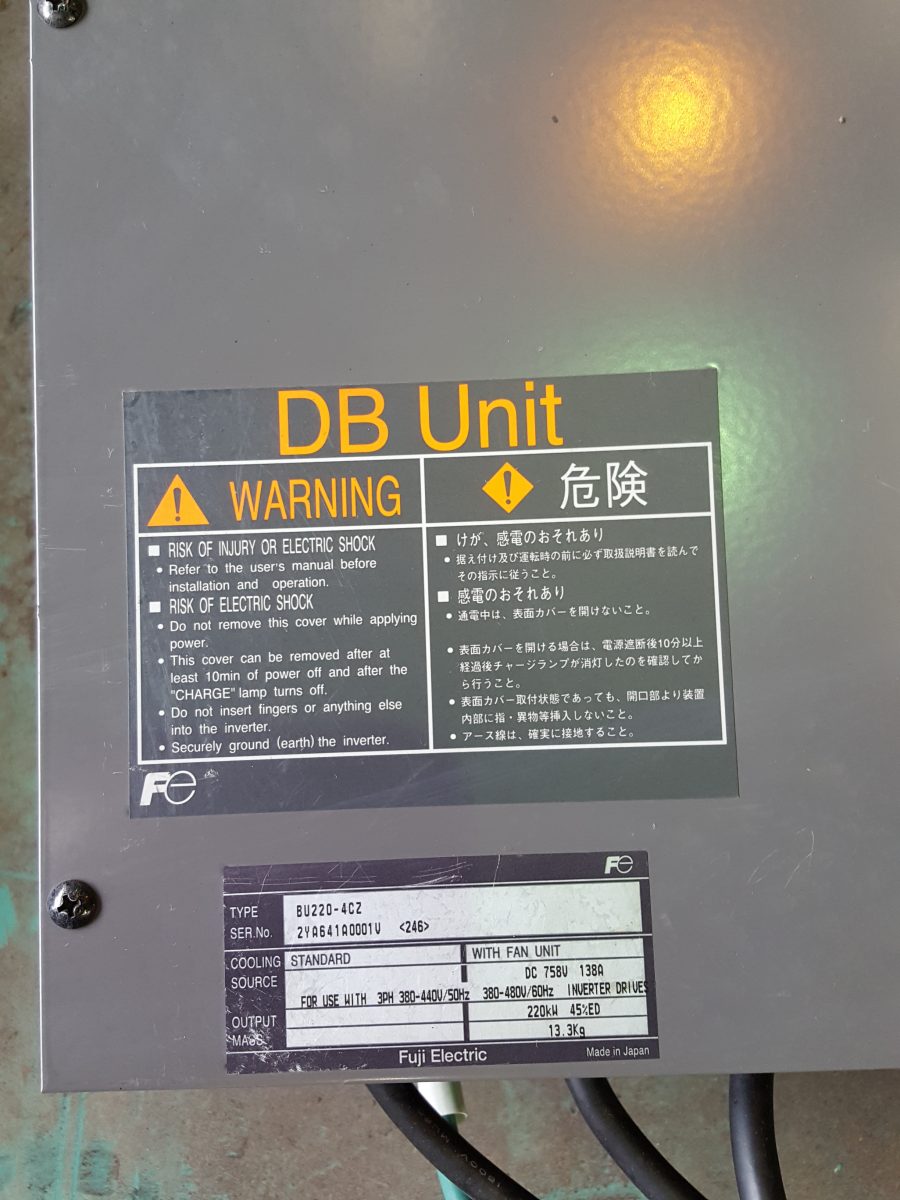 Fuji electric / DB unit BU220-4CZ 画像1